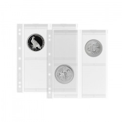 Feuilles Numis 66 pour ranger 4 monnaies, médailles de collection.