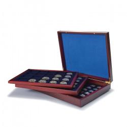 Coffret Volterra Trio pour 98 monnaies divers diamètres.