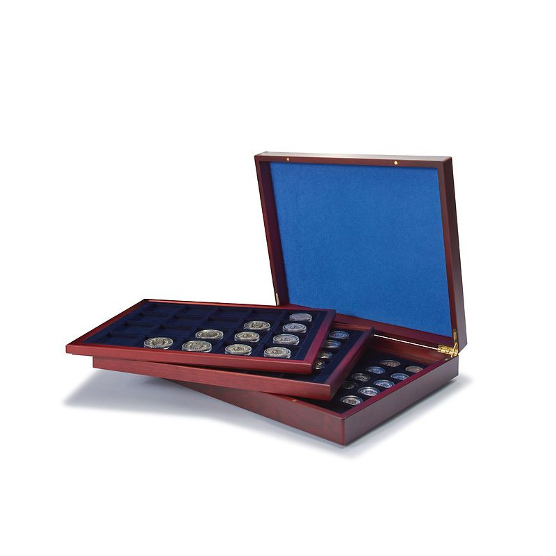 Coffret Volterra Trio pour 98 monnaies divers diamètres.