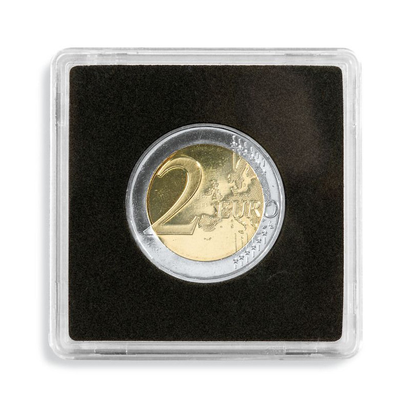 Leuchtturm Capsules QUADRUM pour pièces de Monnaie de diamètre intérieur 41 mm