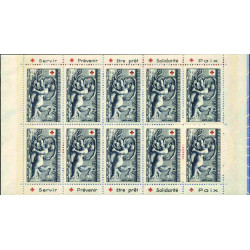 Carnet de timbres Croix-Rouge 1952 neuf**.