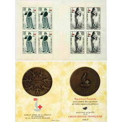 Carnet de timbres Croix-Rouge 1963 neuf**.