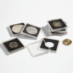 Capsules numismatiques carrées Quadrum 10mm.