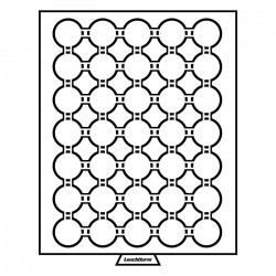 Médaillier 35 compartiments pour GRIPS 29, teinte fumée.