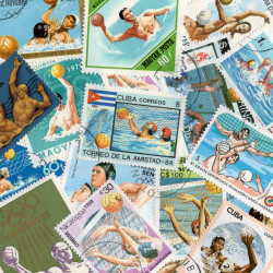 Water-Polo 15 timbres thématiques tous différents.