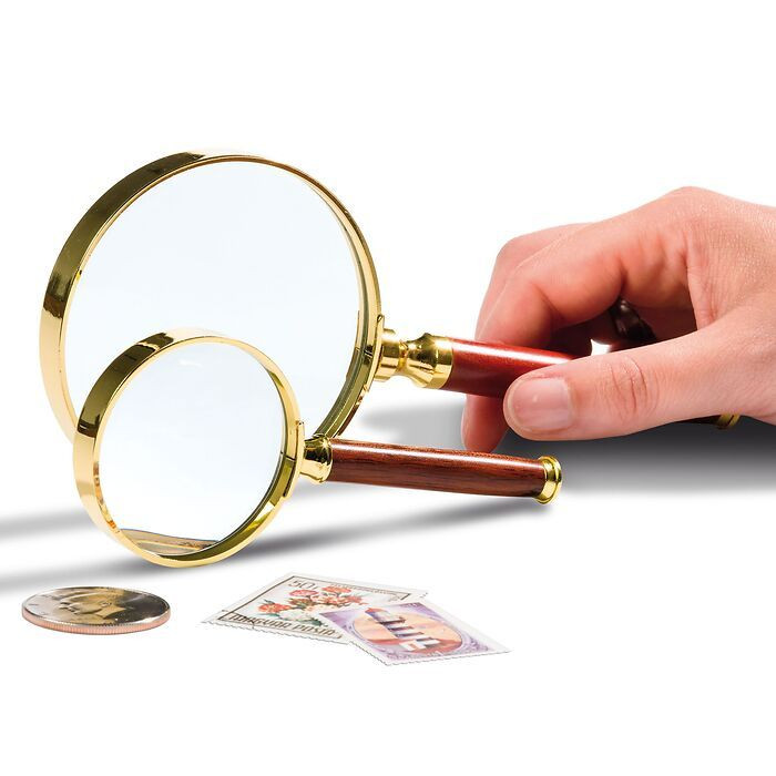 Loupe Ronde Dorée Décor Chinois - Diamètre 60 Mm - Neuve Sous Emballage