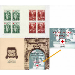 Carnet de timbres Croix-Rouge variété N°2019A neuf**.