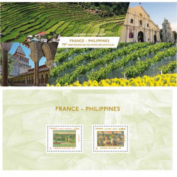 Bloc souvenir N°135 France-Philippines neuf**.