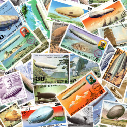 Zeppelins 25 timbres thématiques tous différents.