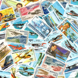 Hydravions 25 timbres thématiques tous différents.
