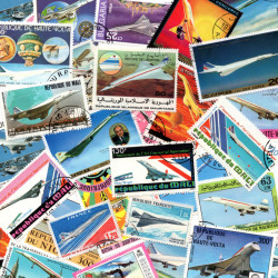 Concorde 25 timbres thématiques tous différents.