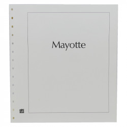 Feuilles préimprimiées Safe-dual Mayotte 1892-1999