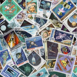 Cosmos - Espace timbres thématiques tous différents.