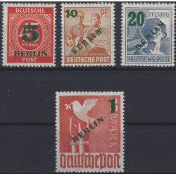 Allemagne Berlin timbres N°47-50 série neuf**.