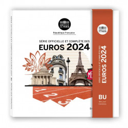 Série officielle Euro France 2024 coffret BU.