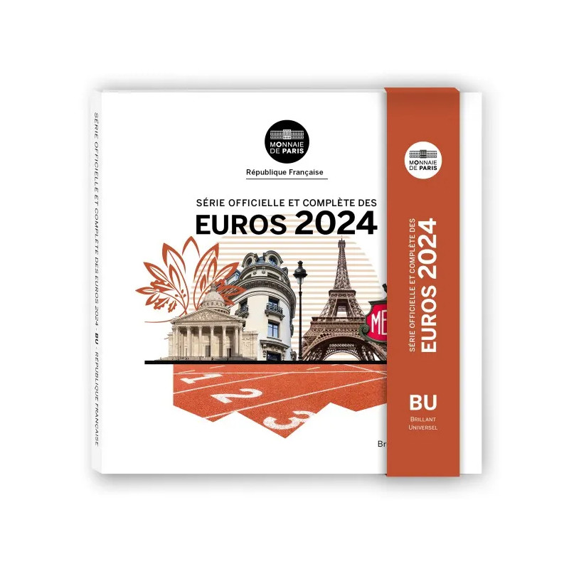 Série officielle Euro France 2024 coffret BU.