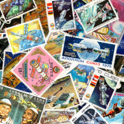 Stations orbitales 25 timbres thématiques tous différents.