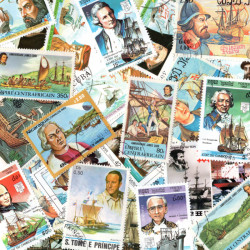 Navigateurs timbres thématiques tous différents.