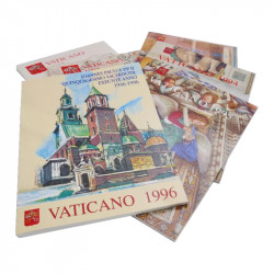 Livrets annuels de timbres de Vatican 1991-1996 complet.