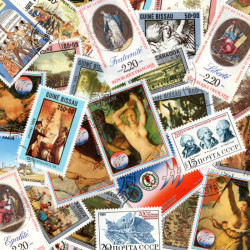 Bicentenaire de la révolution Française 25 timbres thématiques.