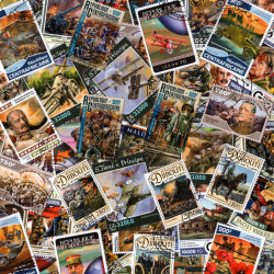 Première guerre mondiale 50 timbres thématiques tous différents.