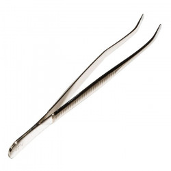 Pincette angulaire Luxus 42 à bout pelle 12 cm.