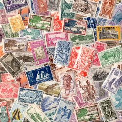 Colonies Françaises avant indépendance timbres tous différents.