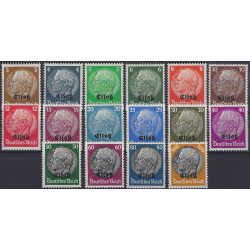 Alsace-Lorraine timbres surchargés N°8-23 série neuf**.