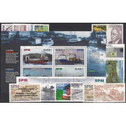 Timbres de Saint Pierre et Miquelon 2004 année complète neuf**.