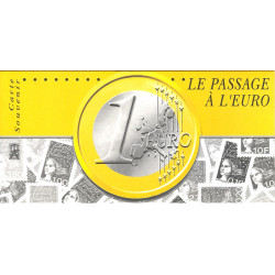 Carte souvenir Le passage à l'Euro