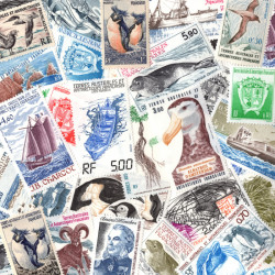 Terres Australes Françaises timbres de collection tous différents.