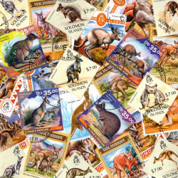 Kangourous 25 timbres thématiques tous différents.