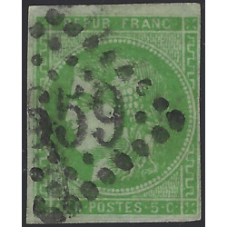 Bordeaux timbre de France N° 42B oblitéré.