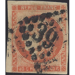 Bordeaux timbre de France N°48 oblitéré.