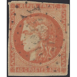 Bordeaux timbre de France N°48 oblitéré.