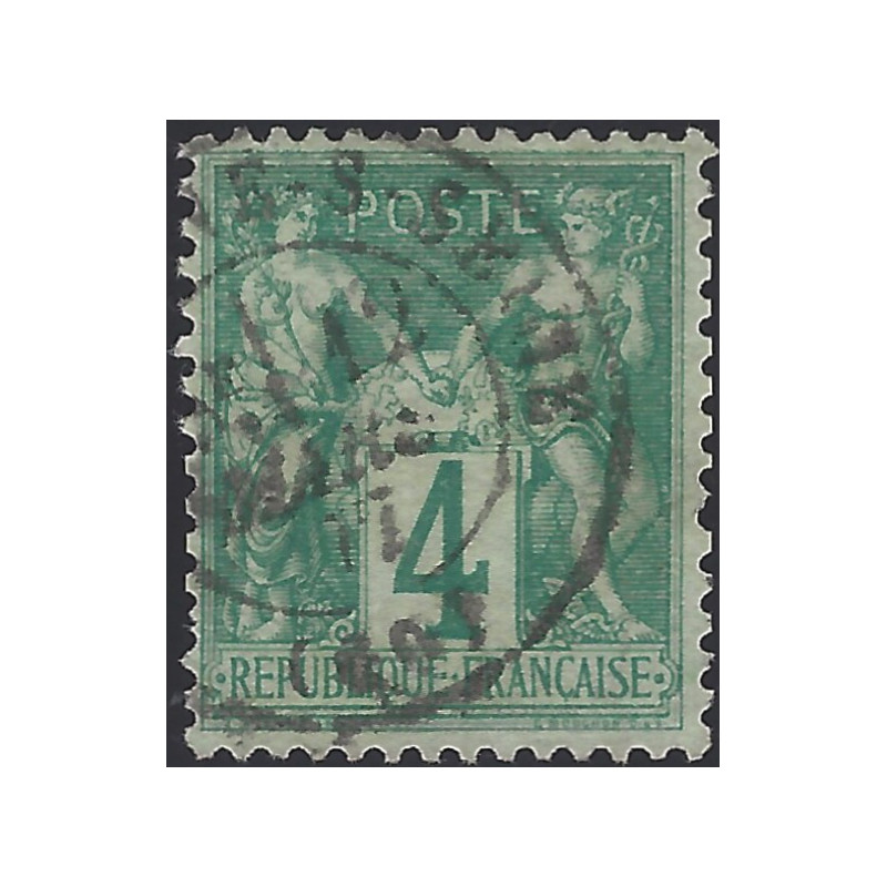 Sage timbre de France N°63 oblitéré.