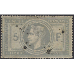 Empire dentelé timbre de France N°33 oblitéré.
