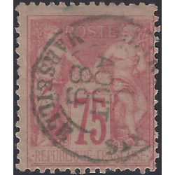 Sage timbre de France N°81 oblitéré.