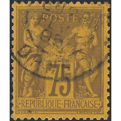 Sage timbre de France N°99 oblitéré.