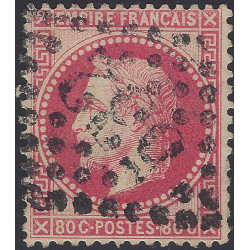 Empire dentelé timbre de France N°32 oblitéré.