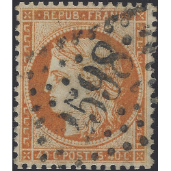 Cérès dentelé timbre de France N°38 oblitéré.