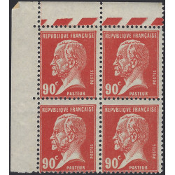 Pasteur timbre de France N°178 bloc de 4 hdf neuf**.