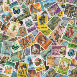 Grenades - Grenadines timbres de collection tous différents.