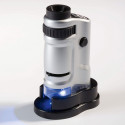 Microscope LED avec zoom - grossissement x20 et x40.
