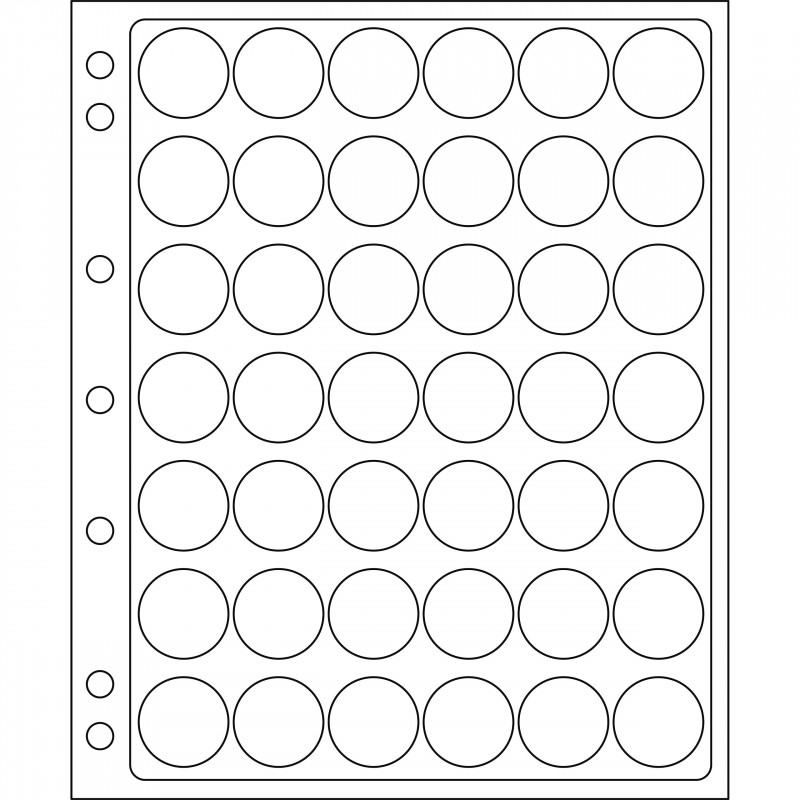 Leuchtturm Pochettes Plastiques ENCAP, transp. pour 42 muselets de champagneet Capsules de Bouteille