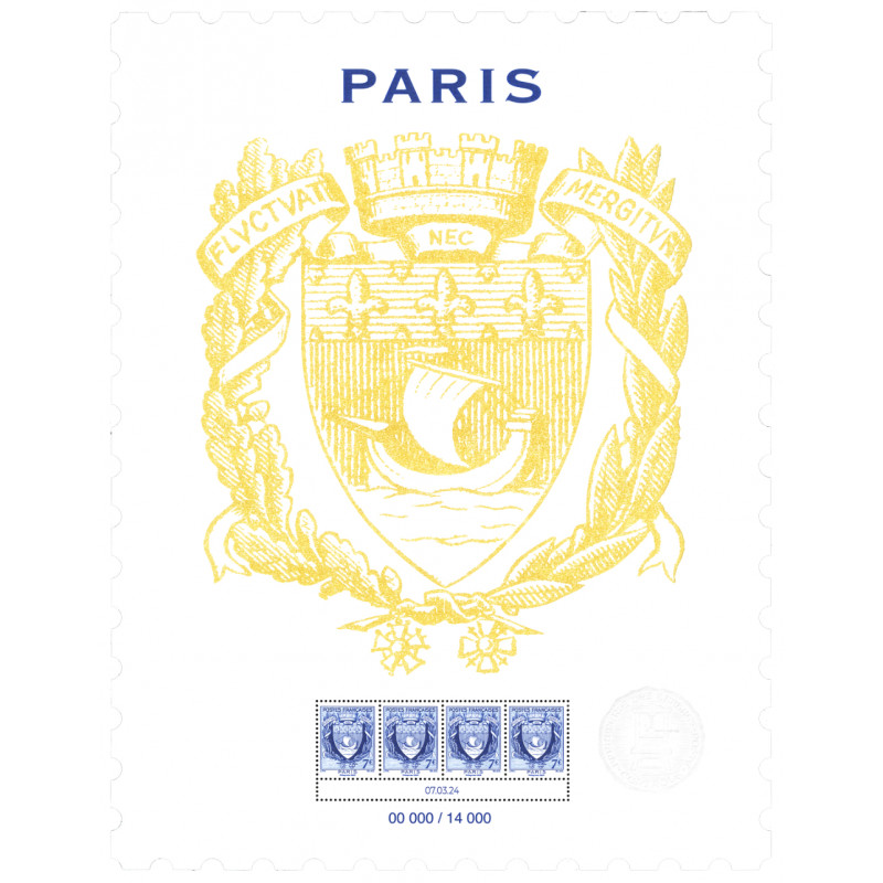 Affiche Armoiries de la ville de Paris N°AFF5790A.