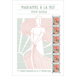 Feuillet de 6 timbres Marianne à la Nef N°F5785 neuf**.