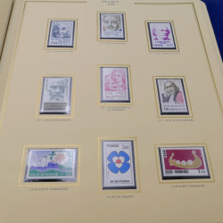 Collection timbres de France 1969-1980 complet neuf**  en album présidence.