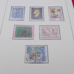 Collection timbres de France 1960-1977 neuf** en 2 albums Safe.