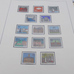 Collection timbres d'Allemagne RFA 1956-1977 neuf** en 2 albums Safe.